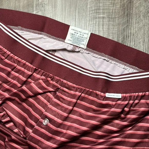 American Eagle Striped 4” Ultra Soft Pocket Boxer - Medium - Picture 3 of 3